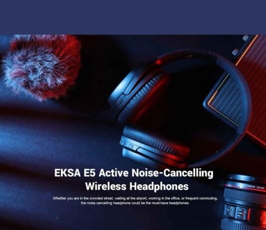 EKSA E5 Active Noise Cancelling Wireless Headphones Review EKSA E5 Active Noise Cancelling Wireless Headphones Review
