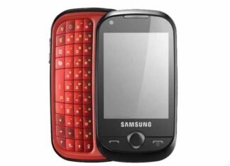 SAMSUNG Galaxy SAMSUNG CorbyPro B5310 – Phone Full Specifications SAMSUNG Galaxy SAMSUNG CorbyPro B5310