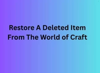Best Way to WOW Item Restoration: Steps To Restore A Deleted Item From The World of Craft Restore A Deleted Item From The World of Craft