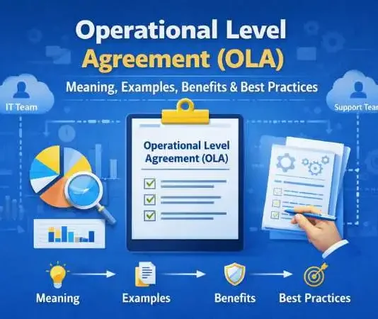 Operational Level Agreement (OLA): Meaning, Examples, Benefits, and Best Practices Operational Level Agreement (OLA): Meaning, Examples, Benefits, and Best Practices